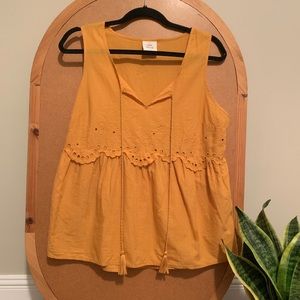 Knox Rose mustard yellow tank!